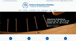 Desktop Screenshot of hvidovre-akupunktur-klinikken.dk